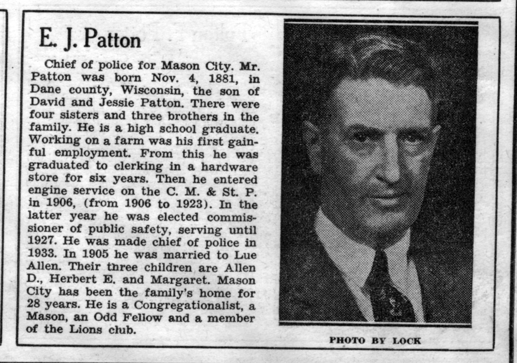 Patton, EJ 1934